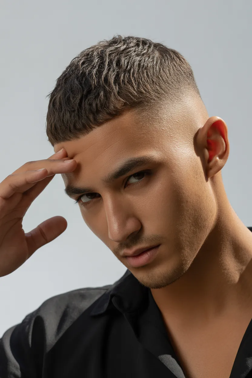 The Textured Crew Cut Champion