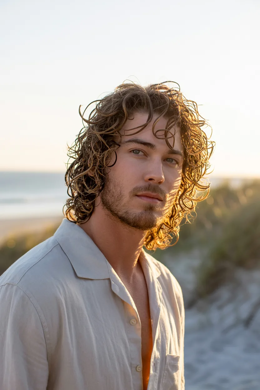 The Tousled Beach Curls