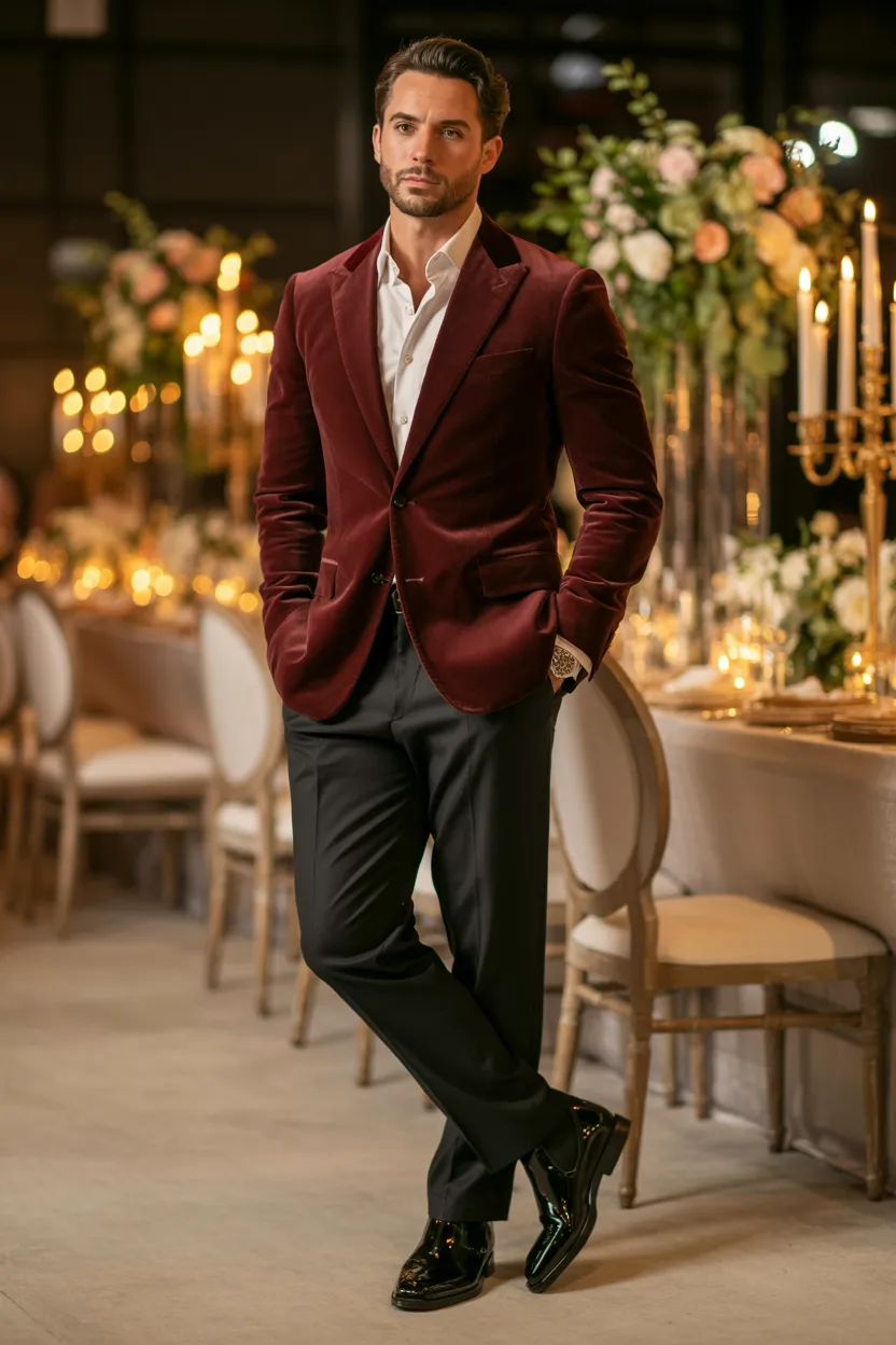 The Velvet Blazer Statement