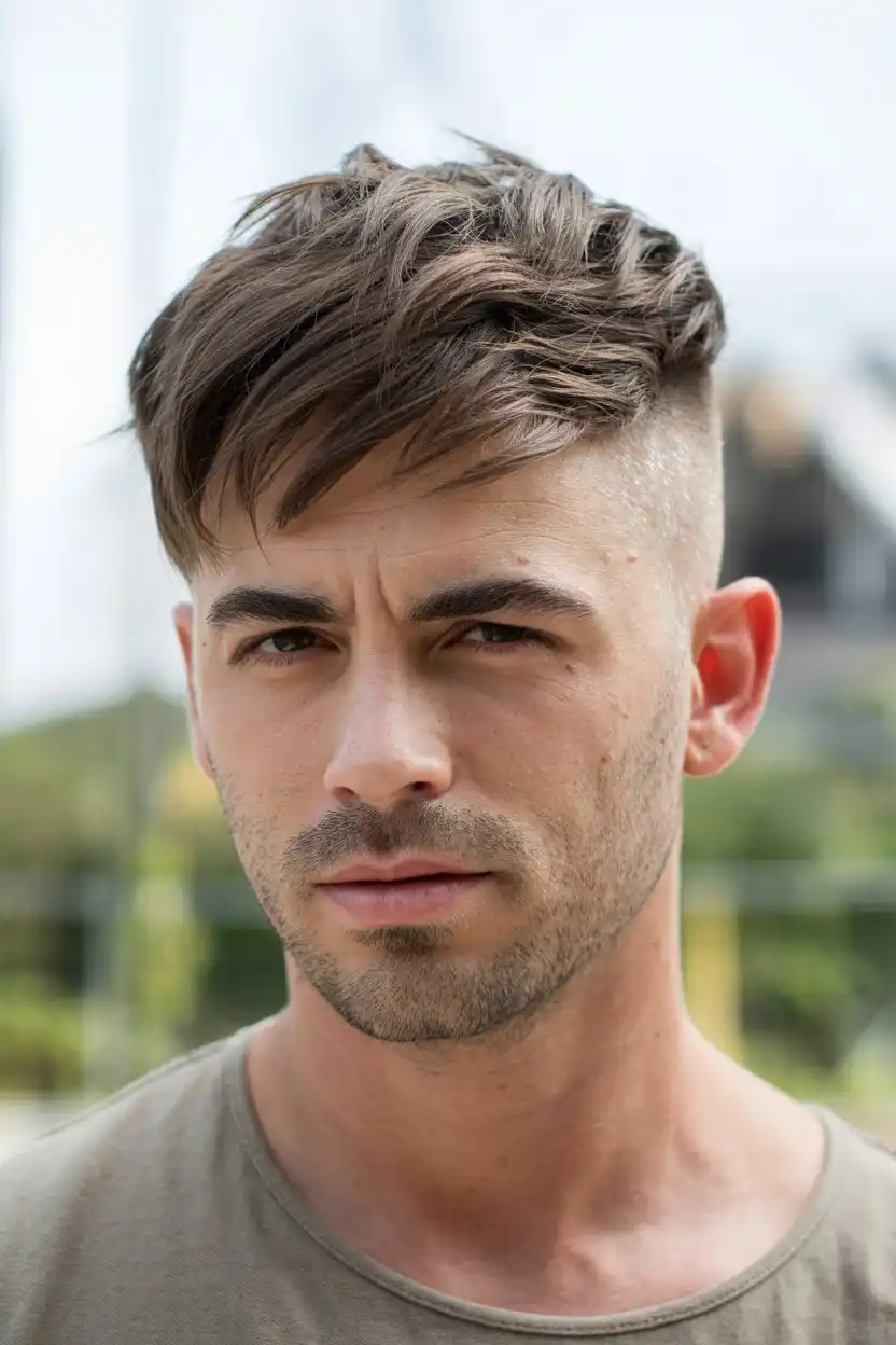 The Brushed-Forward Casual Undercut