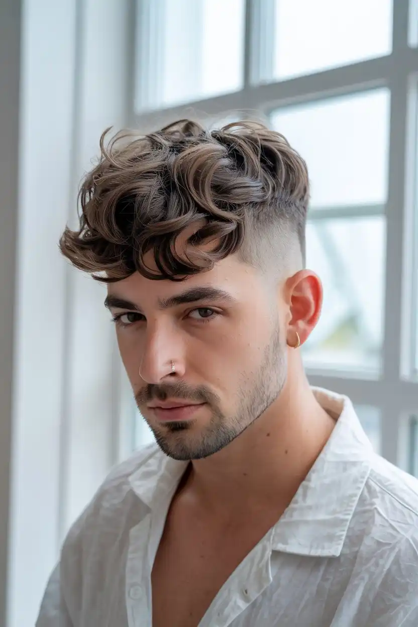 The Soft Wavy Undercut
