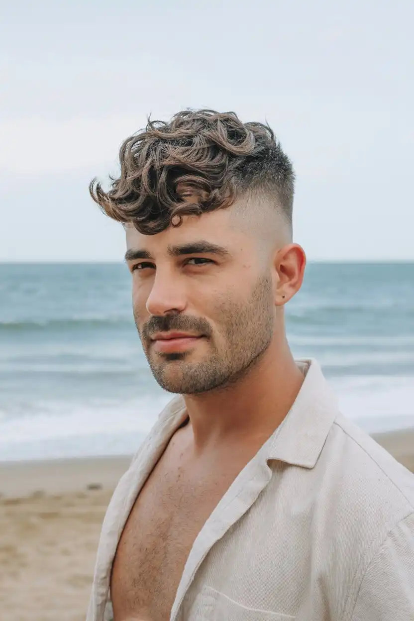 The Surfer-Inspired Textured Undercut