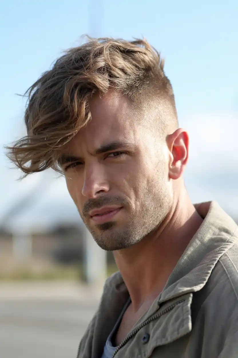 The Windswept Natural Undercut