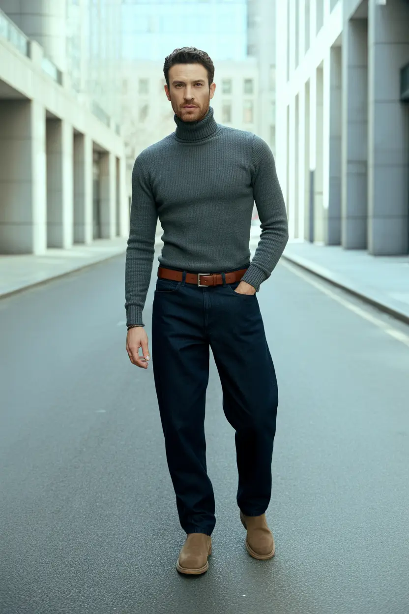 Baggy Jeans for an Elevated Casual Fit