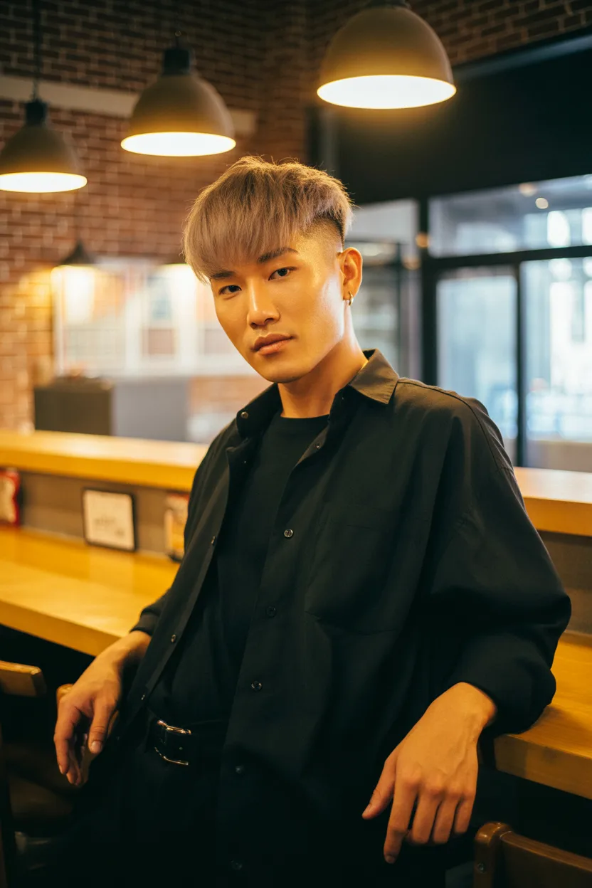 Two-Block Asian Men’s Hairstyles