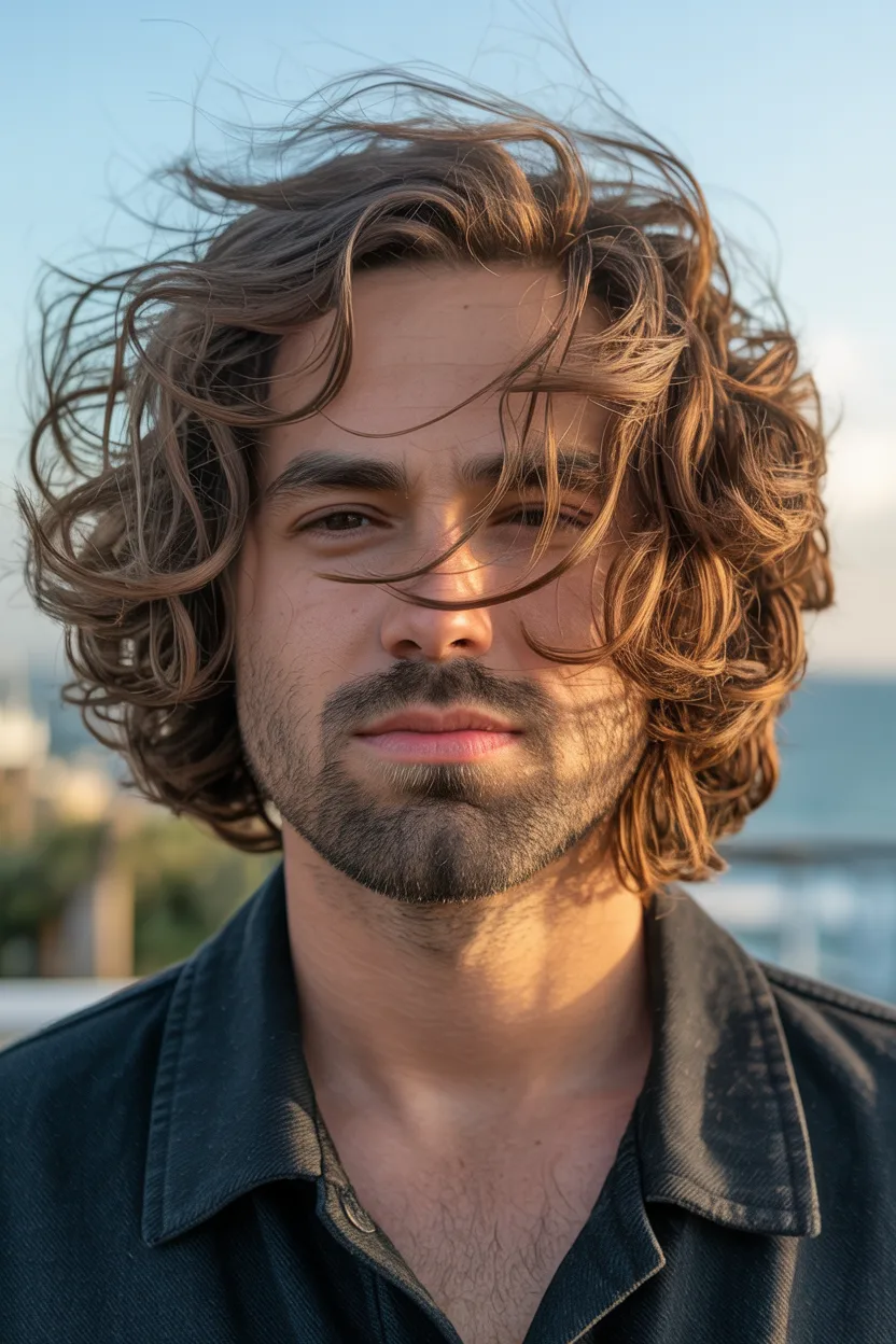 Windswept Flow + Short Full Beard