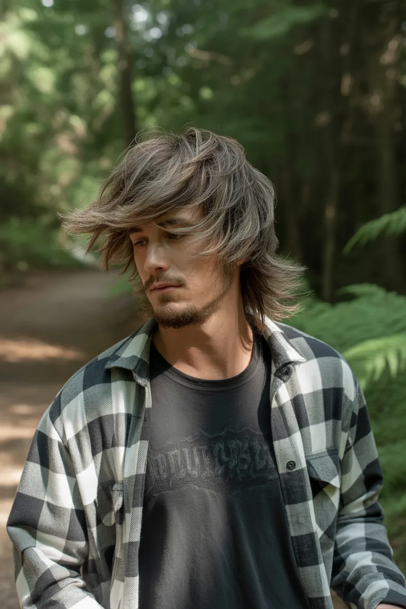 Wolf Cut Hairstyles For Male