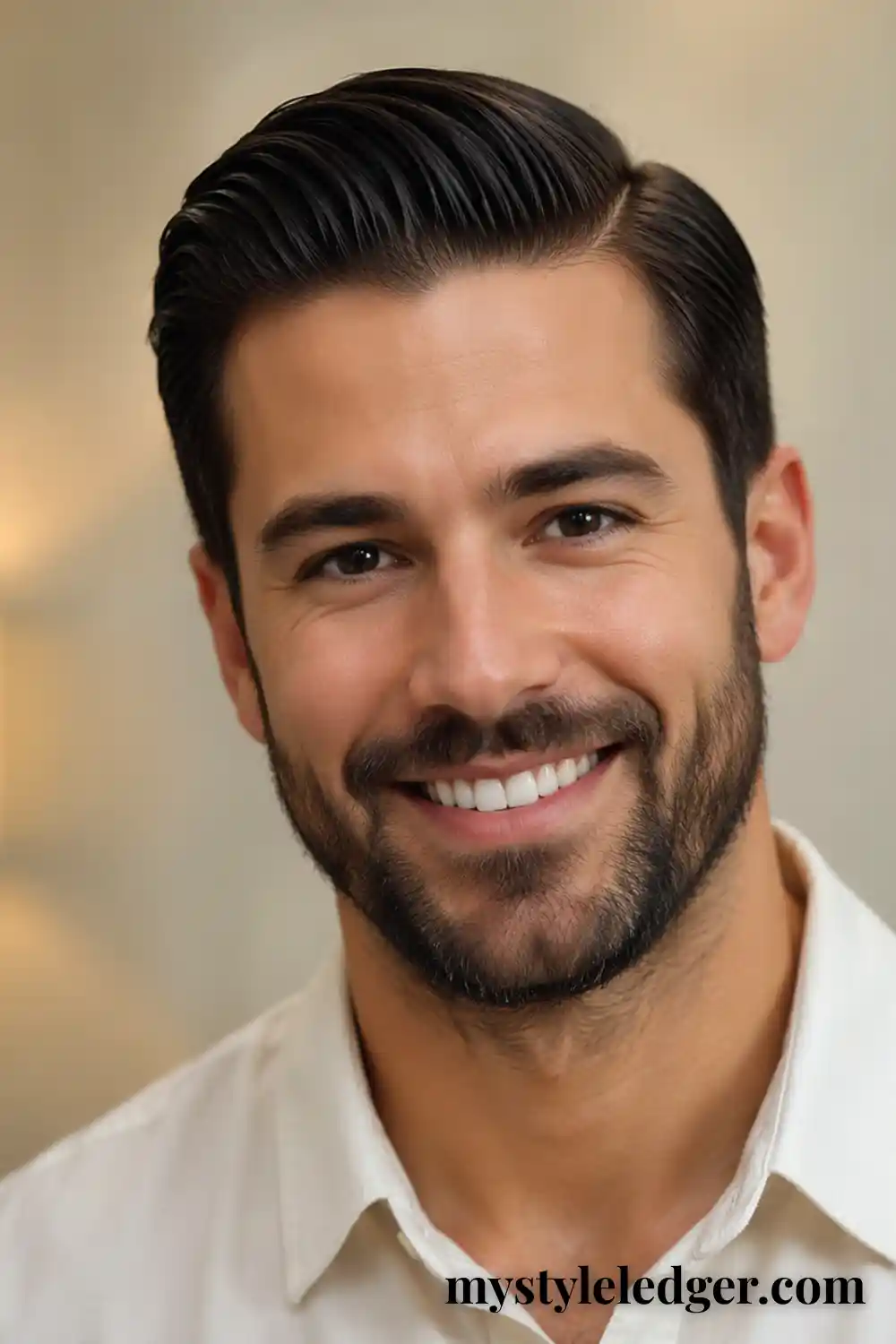 side part slick back