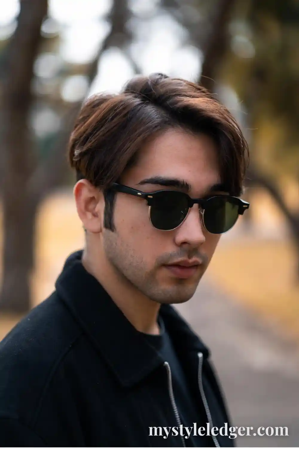 soft natural side part