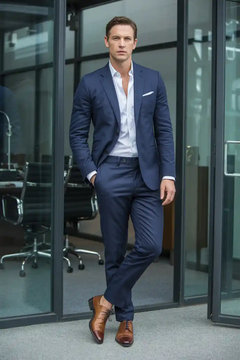 The Navy Suit Separates (The Power Move)